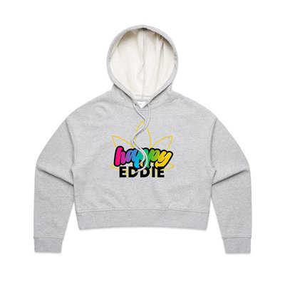 Happy Eddie Freestyle Crop Top Hoodie