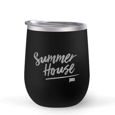 Summer House Logo Stainless Steel Wine Tumbler